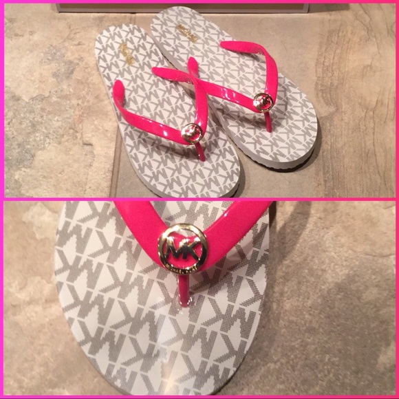 Michael Kors Shoes - NIB Michael Kors Flip Flops